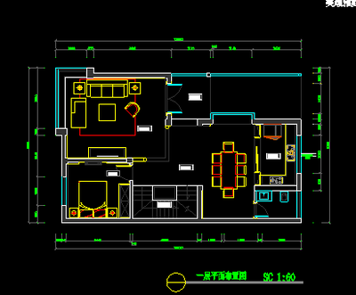 某三层独栋别墅装修设计图纸(含效果图)免费下载 - 建筑装修图 - 土木工程网